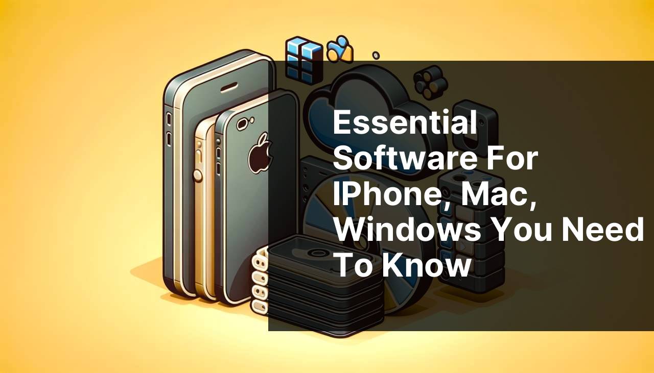 Essential Software for iPhone, Mac, Windows You Need to Know