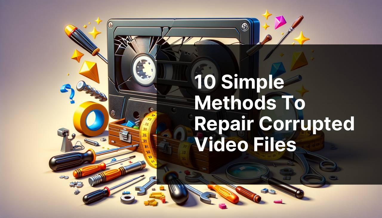 10 Simple Methods to Repair Corrupted Video Files