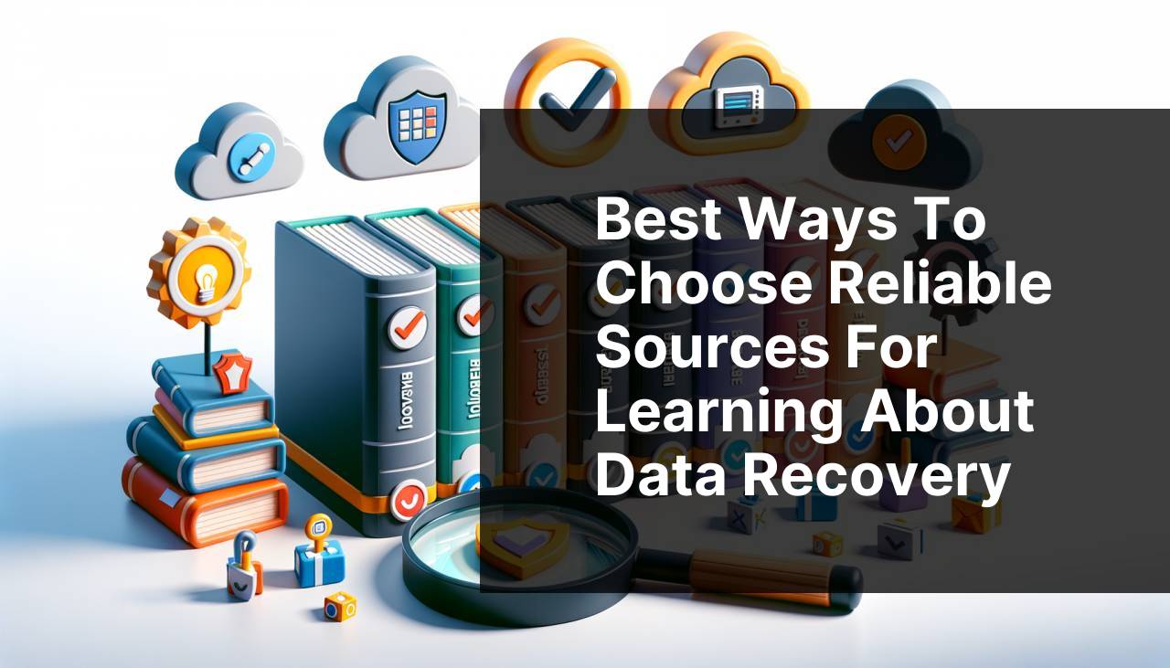 Best Ways to Choose Reliable Sources for Learning About Data Recovery