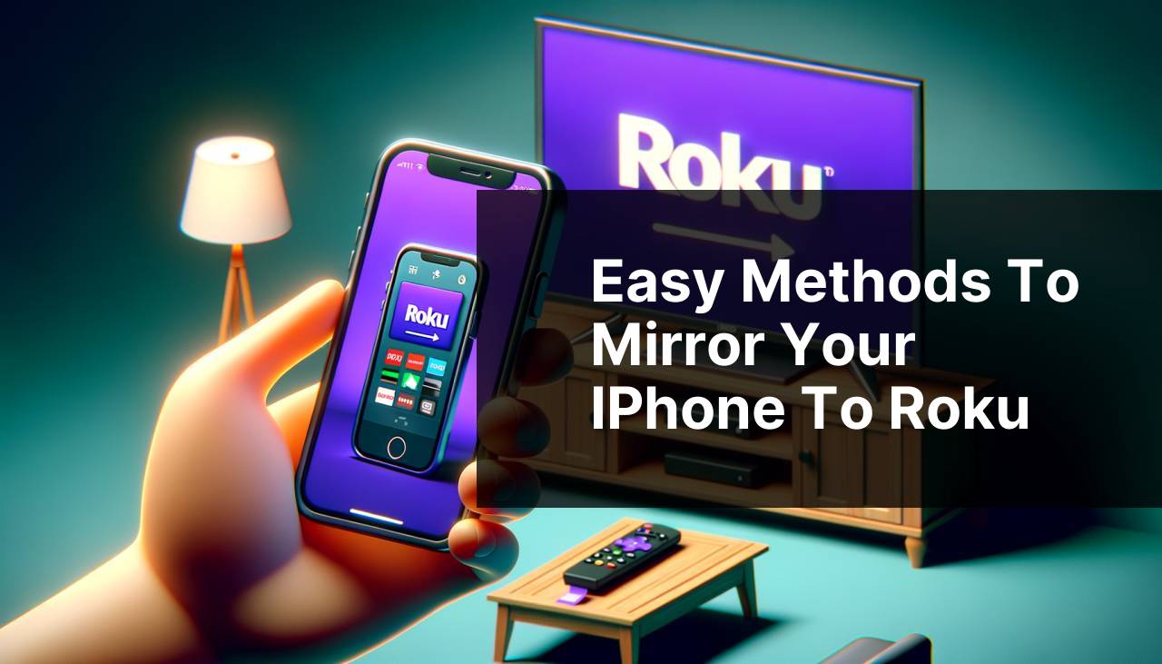 Easy Methods to Mirror Your iPhone to Roku