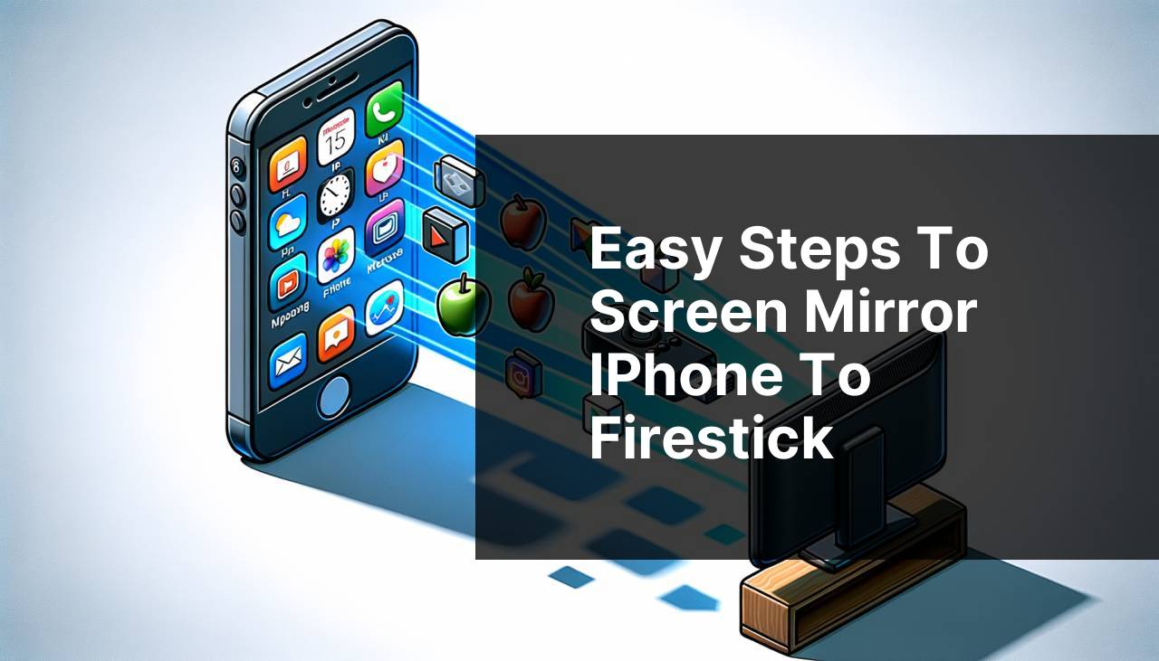 Easy Steps to Screen Mirror iPhone to Firestick