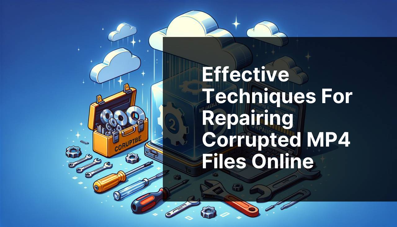 Effective Techniques for Repairing Corrupted MP4 Files Online