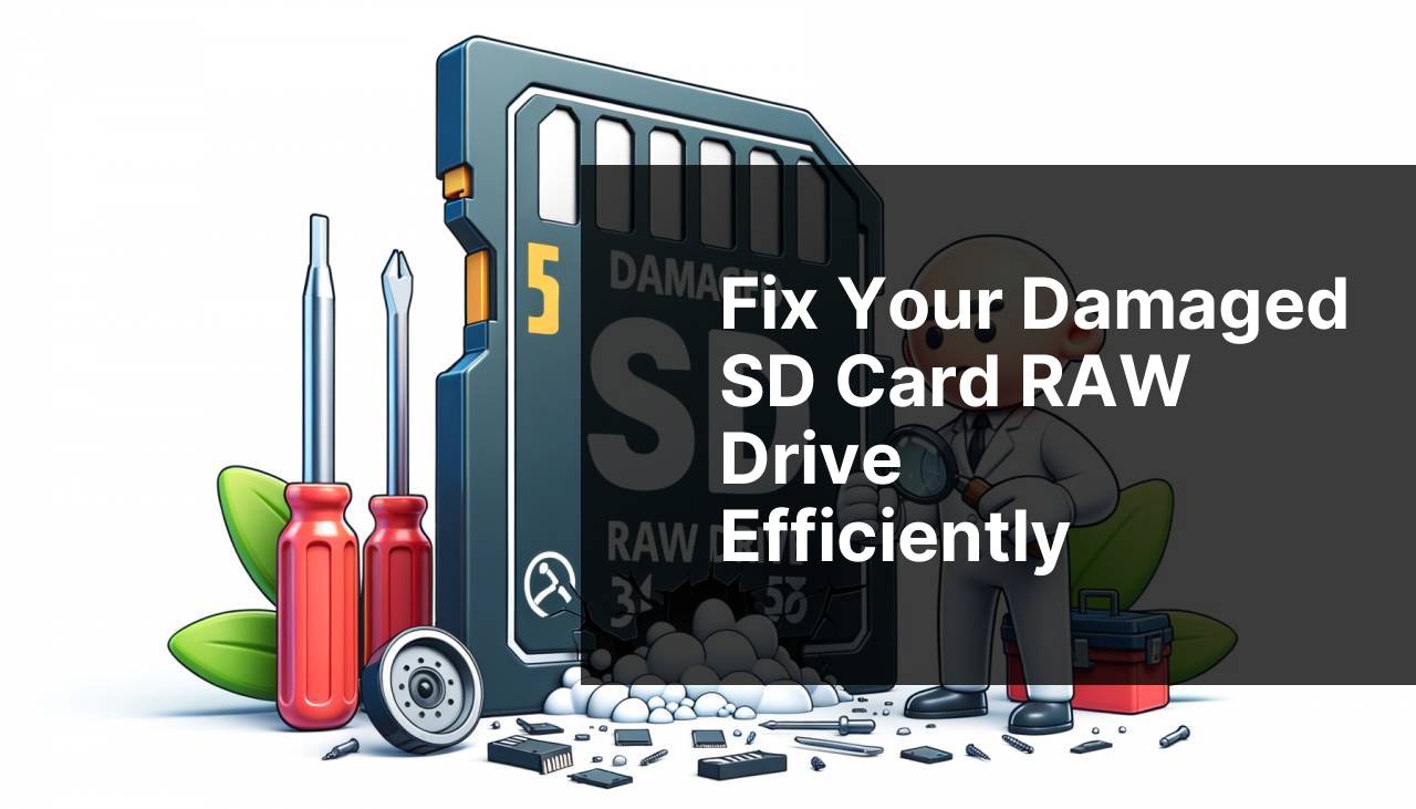 Fix Your Damaged SD Card RAW Drive Efficiently