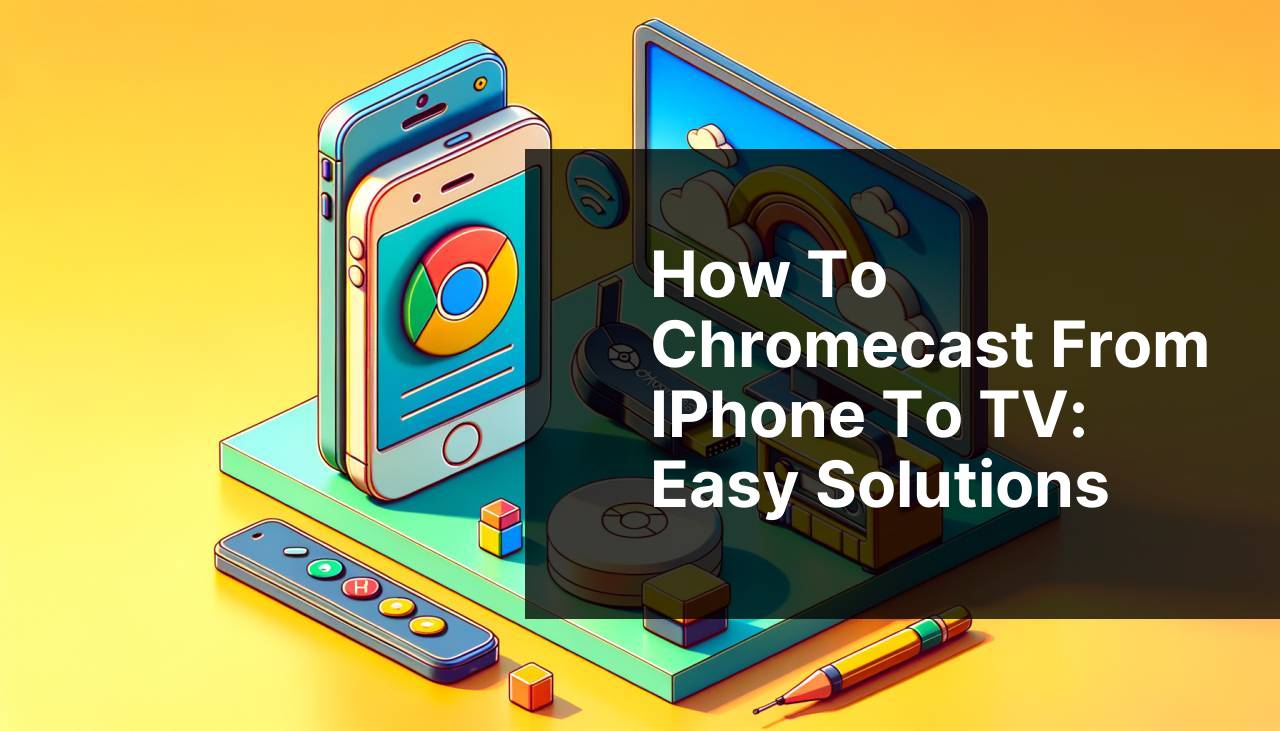 How to Chromecast from iPhone to TV: Easy Solutions