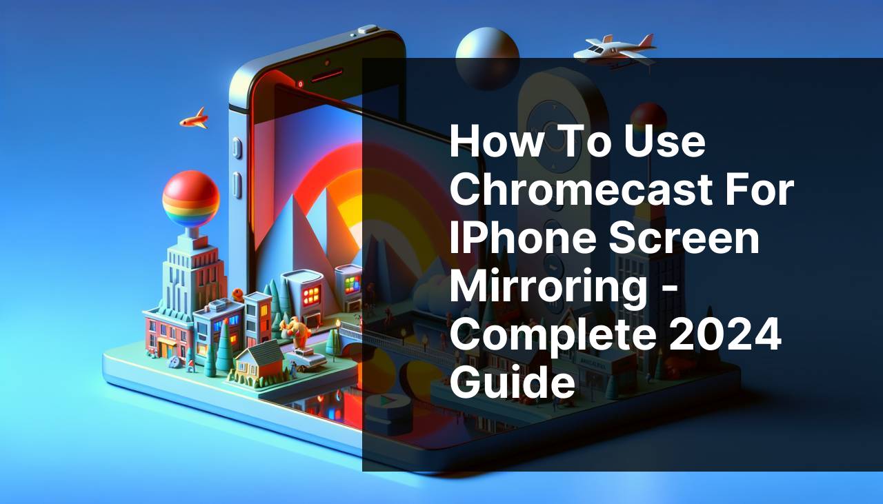 How to Use Chromecast for iPhone Screen Mirroring - Complete 2024 Guide