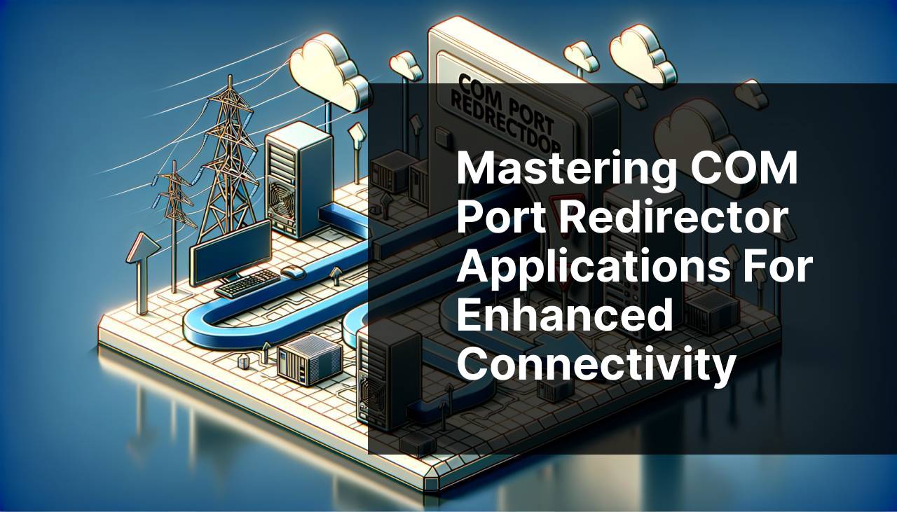 Mastering COM Port Redirector Applications for Enhanced Connectivity