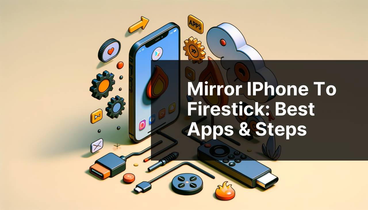 Mirror iPhone to Firestick: Best Apps & Steps