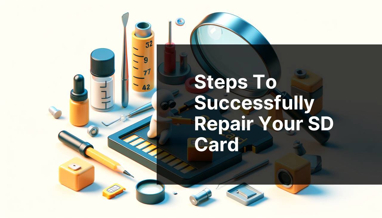 Steps to Successfully Repair Your SD Card