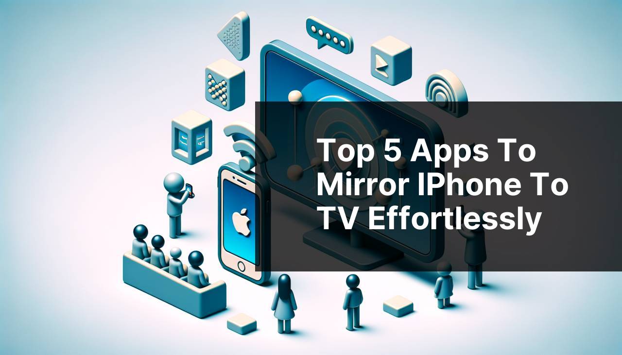 Top 5 Apps to Mirror iPhone to TV Effortlessly