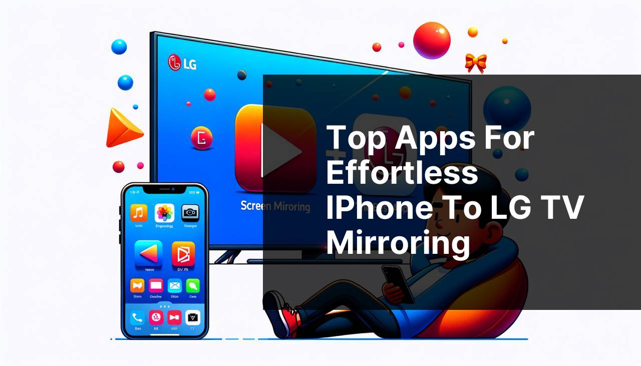 Top Apps for Effortless iPhone to LG TV Mirroring