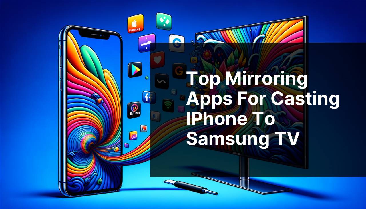 Top Mirroring Apps for Casting iPhone to Samsung TV