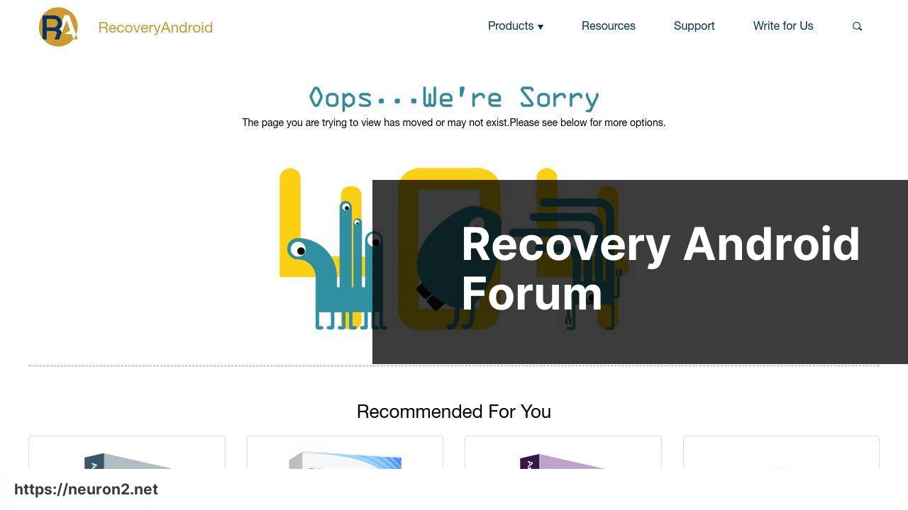 https://www.recovery-android.com/forum/ screenshot