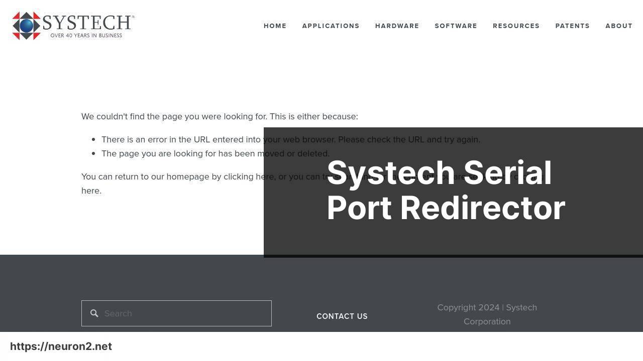 https://www.systech.com/products/network-enabling/serial-port-redirector-software.shtml screenshot